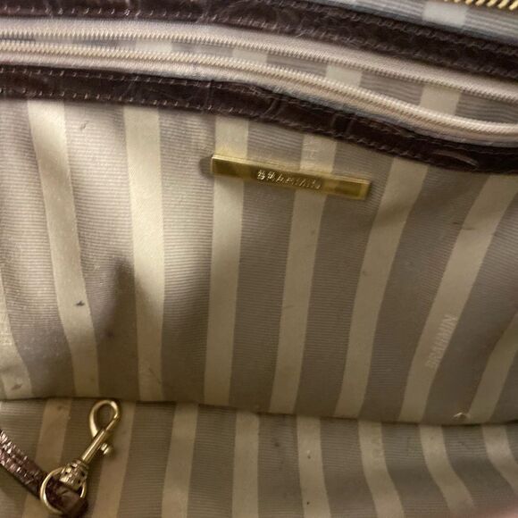 #165 BRAHMIN Champagne & Bronze Bag - Picture 12 of 13